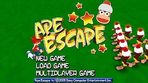 THEY HAVE ESCAPED VIDEO VERSION - EON PS1 (APE ESCAPE GAMEPLAY)