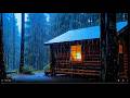 Fall Asleep Instantly with  Heavy Rain No Ads 🌧️ Relaxing Forest Ambience for Sleep &amp; Study