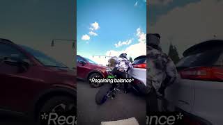 Driver Hits Me Off My Bike😳