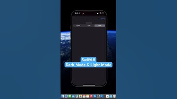How to Add Dark Mode to your SwiftUI App #swiftui #iosdevelopment #darkmode