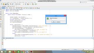Guess the number game netbeans gui