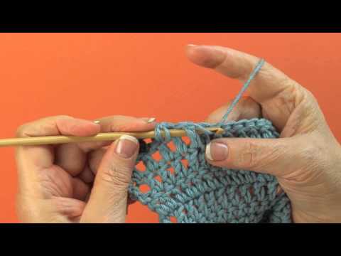 Front Post Hdc (Left Handed) Crochet Technique