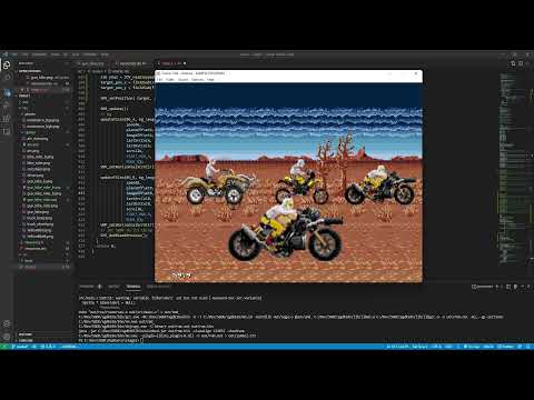 Bigger Sprites  (Sega Genesis WIP,  SGDK)
