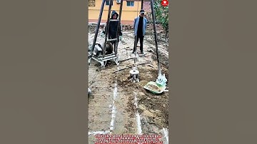Soil Compaction Work – with Drop Hammer 150 cm Capacity #work