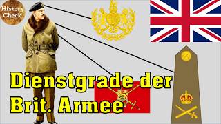 | Die Dienstgrade der British Army im zweiten Weltkrieg | Eine Übersicht |