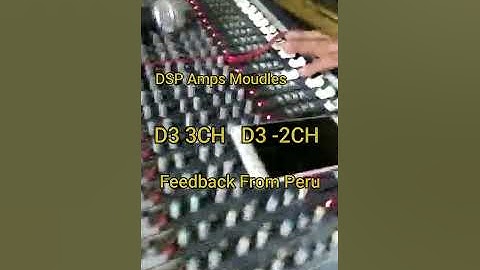 SANWAY D3 3CH D3 2CH DSP Plates Amplifiers feedback from Peru #Shorts