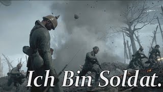 Video thumbnail of "Ich Bin Soldat - German Anti-War Song - A Battlefield Cinematic"