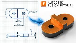 Fusion 360 From Zero | Beginner Step-by-Step Modeling FUll ROund FIllet Tutorial #08