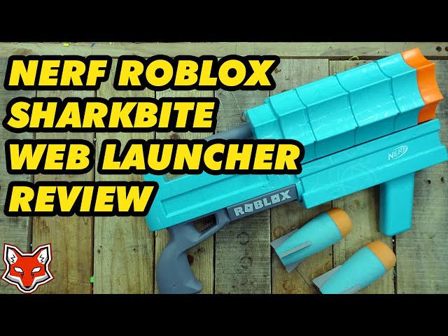 Nerf Roblox Sharkbite: Web Launcher Rocker Nerf Blaster, 2 Roblox Nerf  Rockets 