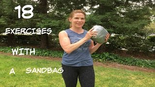 18 Exercises with a sandbag