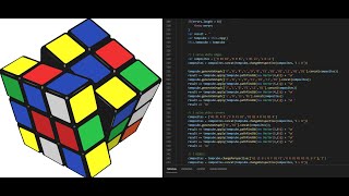 Rubiks cube solving algorithm code screenshot 5