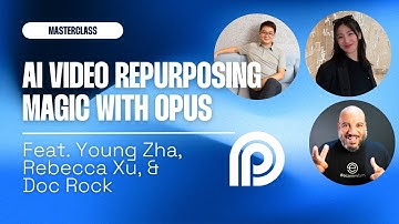 Ecamm Live MASTERCLASS: How to Repurpose Your Live Streams Easily with @opusclip