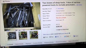 Alaska Picker - 2 Boxes Of Tools