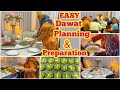 Easy dawat preparation  planning for home makers  beginners  hum do hamare chaar vlogs