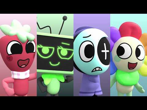 ALL Dandy's World Toon Expressions | Complete Animation (up to Squirm update)