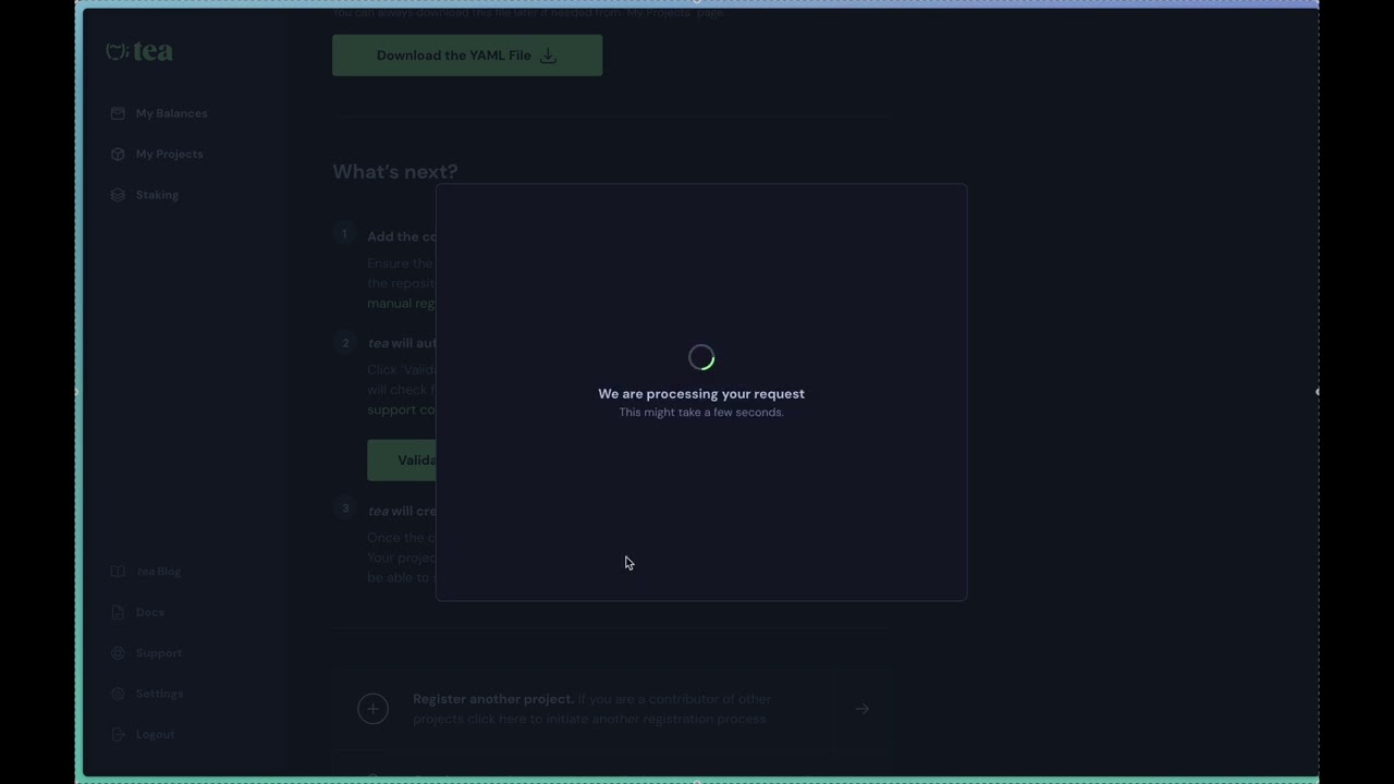 🚀 How to Register Your OSS Package on Tea | Step-by-Step Guide