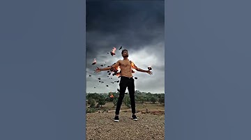 Cloth Burning Effect Using Blender And After Effects #shorts #vfx #blendervfx #trending
