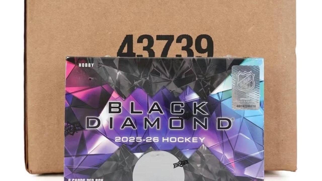2025/26 Upper Deck Black Diamond Hockey Case Break 
