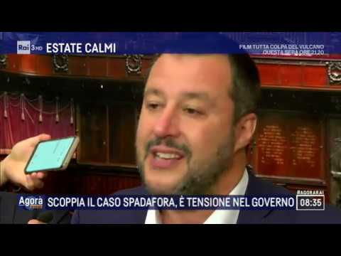 Scoppia il caso Spadafora, è tensione nel governo - Agorà Estate 10/07/2019