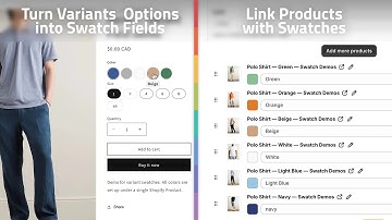 Link Shopify Pages Using Custom Color & Image Swatches