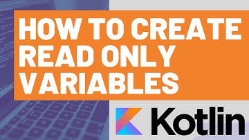 How to Create Read-Only Variables in Kotlin