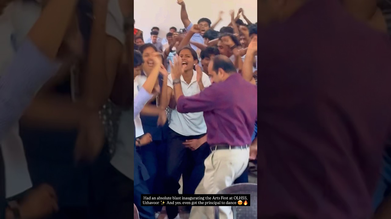 When the Principal Joins the Dance Floor 💃✨ | Arts Fest at OLHSS