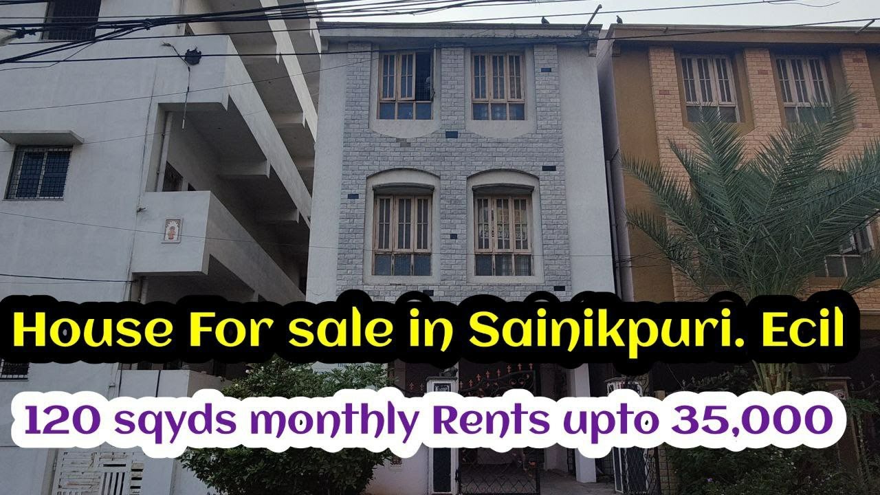 Independent House for sale in Sainikpuri Hyderabad G+2 House Show my property YouTube