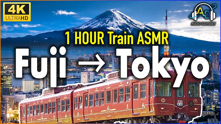 Japanese Train ASMR - MOUNT FUJI to TOKYO (Side View) 1 HOUR