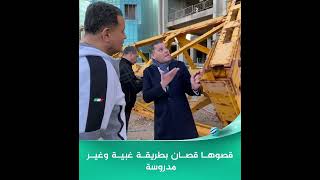 رئيس حكومة الوحدة الوطنية عبدالحميد دبيبة يزور مكان سقوط رافعة على أحد الأبراج في طرابلس