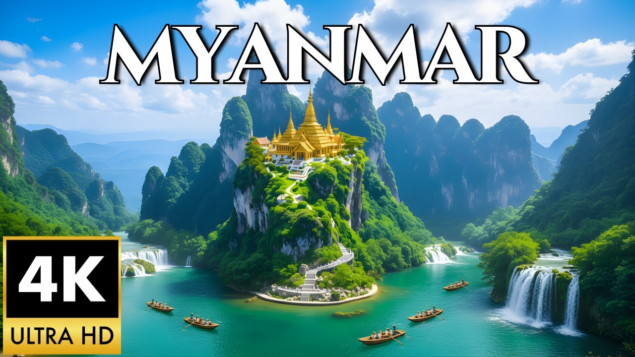4K WONDER OF MYANMAR | Secrets of the Golden Temples and Floating Worlds