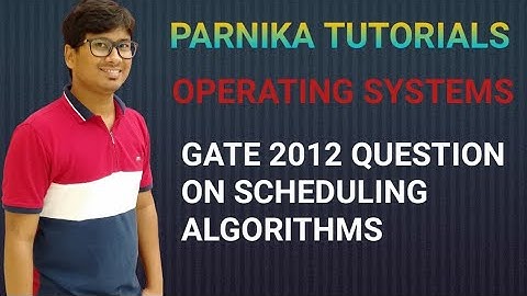GATE 2012 QUESTION ON FIRST COME FIRST SERVE AND ROUND ROBIN SCHEDULING ALGORITHMS | GATE CSE