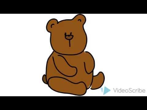 How to Draw a teddy bear (for Kids) / Как нарисовать медвежонка (Для детей)