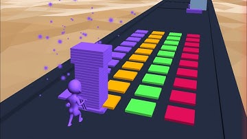 Stack Colors: Complete Gameplay for All Levels on Android and iOS