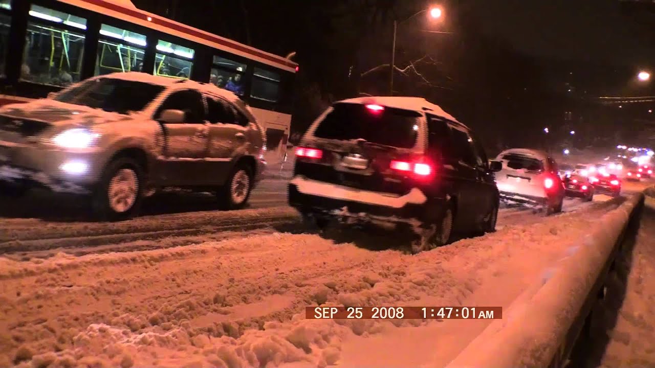 Chaos in Toronto During Snow Storm 2
