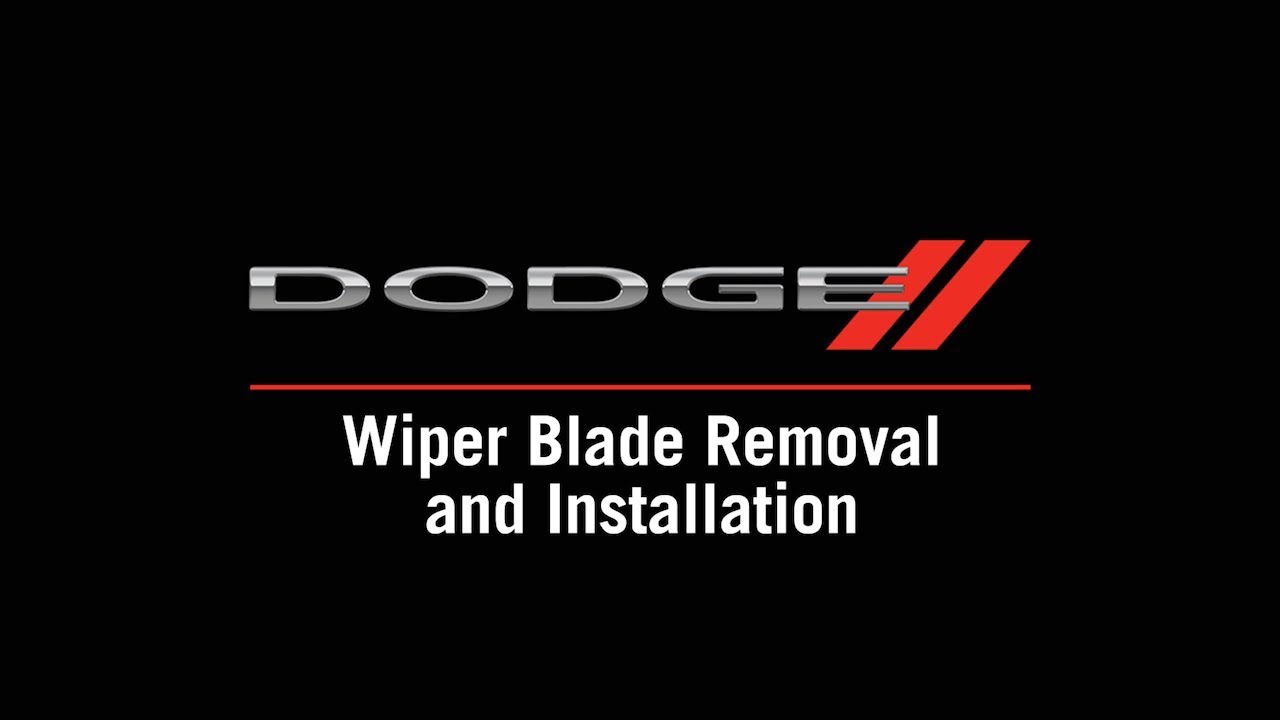 Wiper Blade Removal and Installation | How To | 2020 Dodge Durango