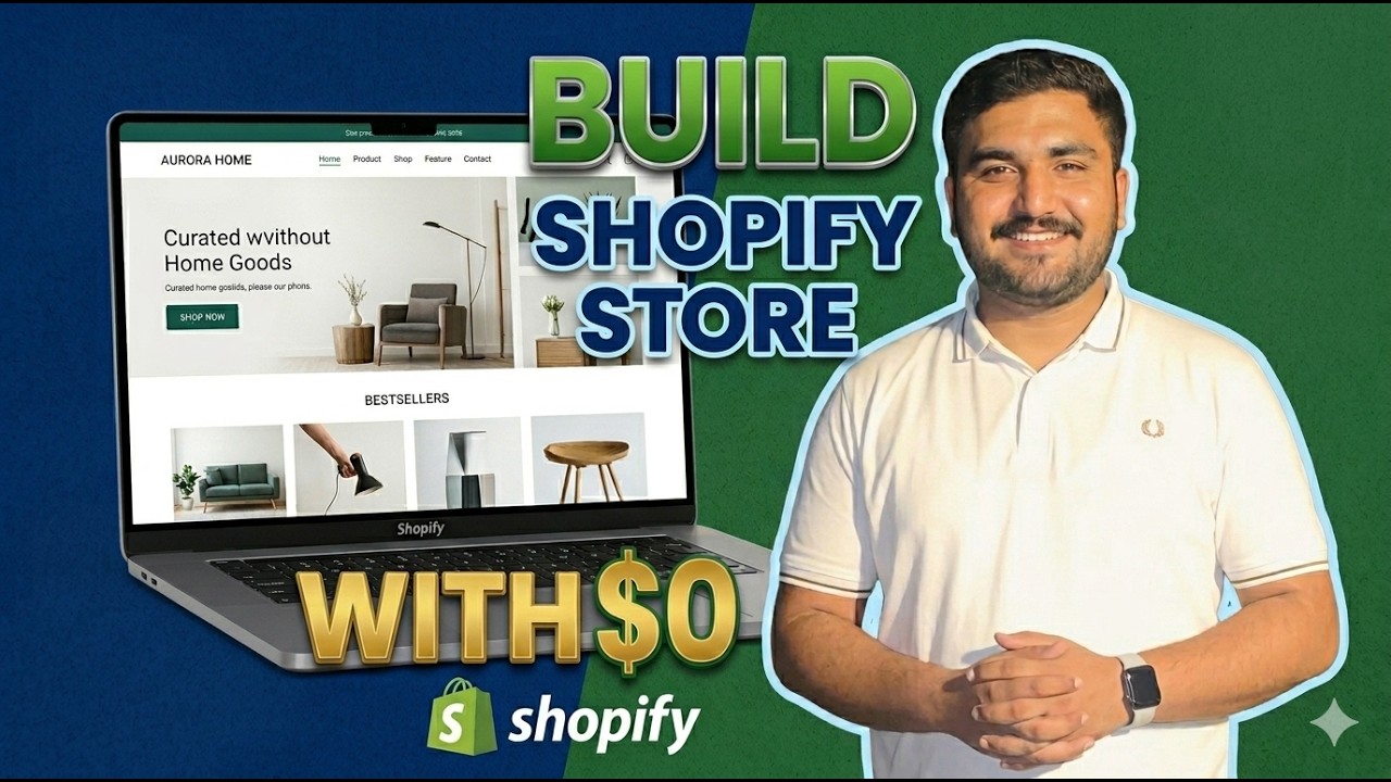 How to Build a Shopify Store With 0$ in 10 Minutes Using AI ( 2026 ...