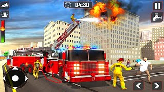 Fire Truck Driving Simulator  - Mobil Truk Pemadam Kebakaran - Android Gameplay screenshot 3