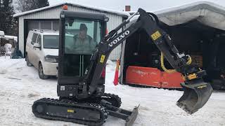 Minigrävare Volvo Ec18 E