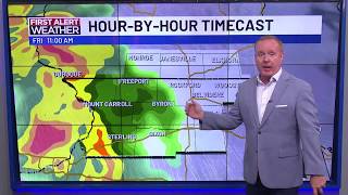 Mostly sunny and warm today, tracking rain for tomorrow