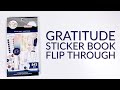 Gratitude Sticker Book Flip Through [The Happy Planner Spring Release 2022]