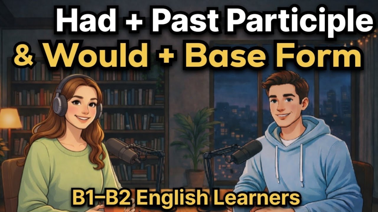 How to Use Had + Past Participle & Would + Base Form | B1–B2 English Learners | Talk Emma