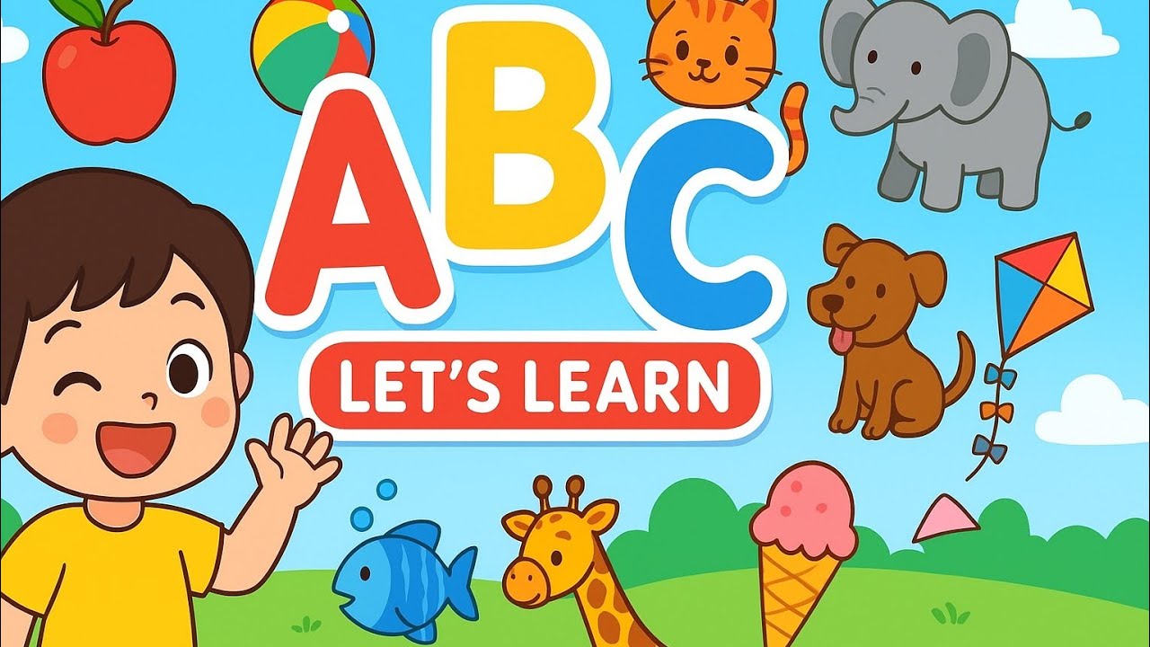 Learn ABC with Fun Animation | A to Z Alphabet Song for Kids | Colorful ...