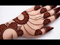 Very simple unique style mehndi design for back hand|new easy mehndi design 2026 | mehandi designs|