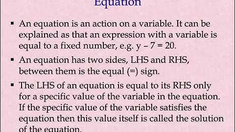 Class 6 ncert algebra animated video