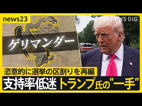 【アメリカ中間選挙】「勝つため何でもする」トランプ氏の奇策“ゲリマンダー”とは？政治家が有権者を選ぶ異例の事態【news23】｜TBS NEWS DIG