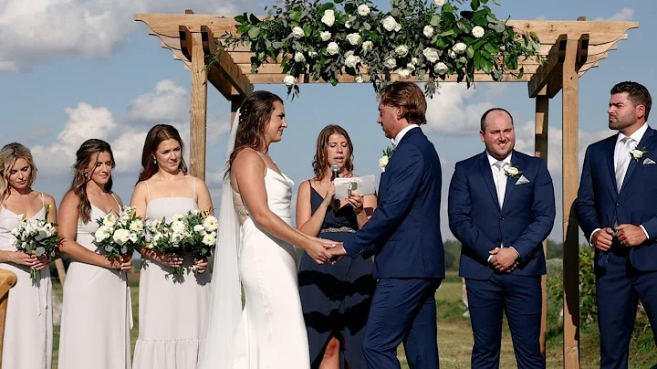 Melanie & Lucas | Wedding Ceremony Video | Domaine...