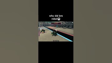 why did bro rebel😭