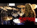 Terrorizer  dead shall rise  drum cover album world downfall