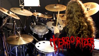 TERRORIZER - Dead shall Rise - Drum cover (album World Downfall)