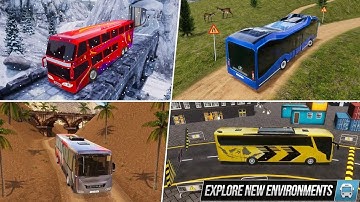 Modern Bus Simulator New Parking Games – Bus Games Android Gameplay